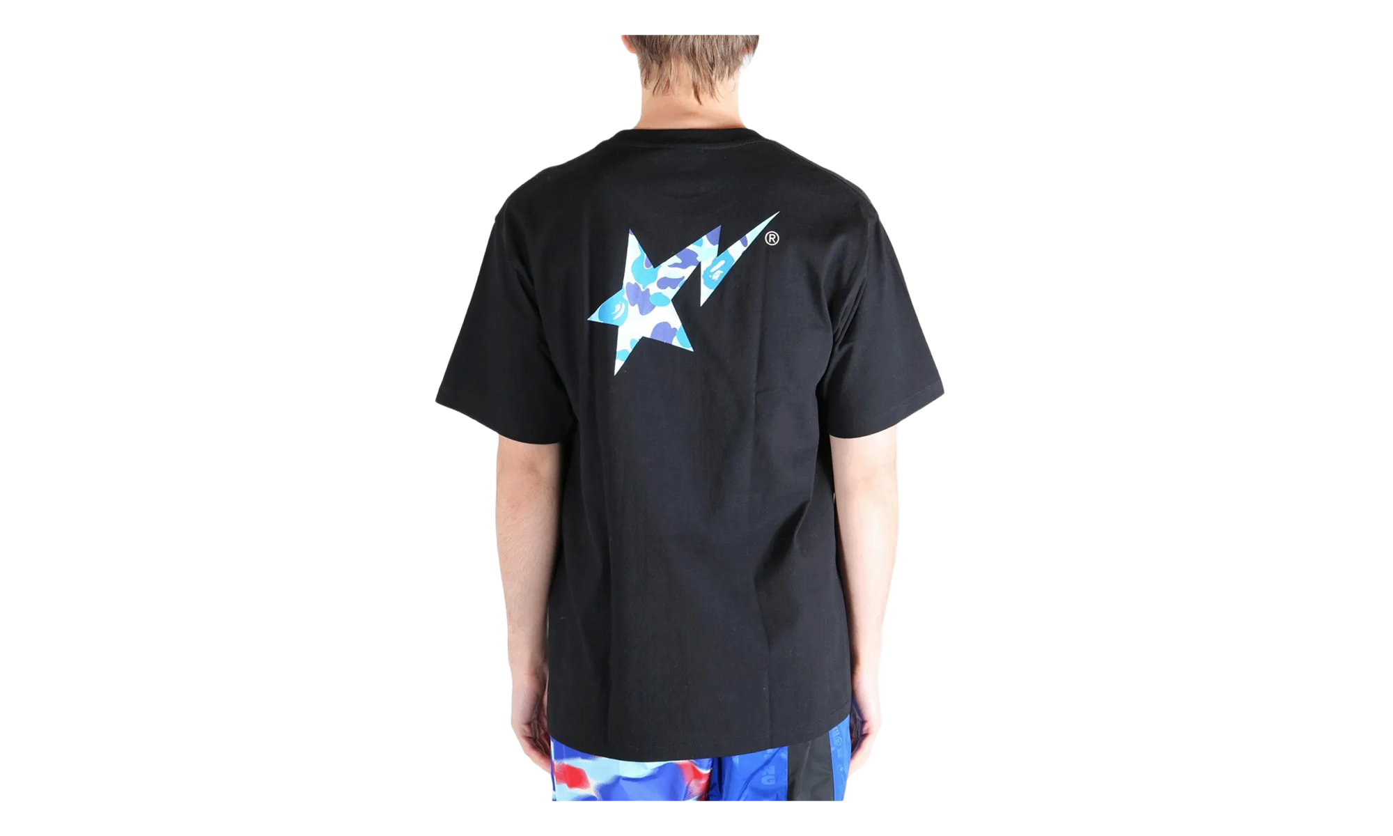 BAPE ABC Camo Bape Sta Logo Tee Black 1L80110008 BK9