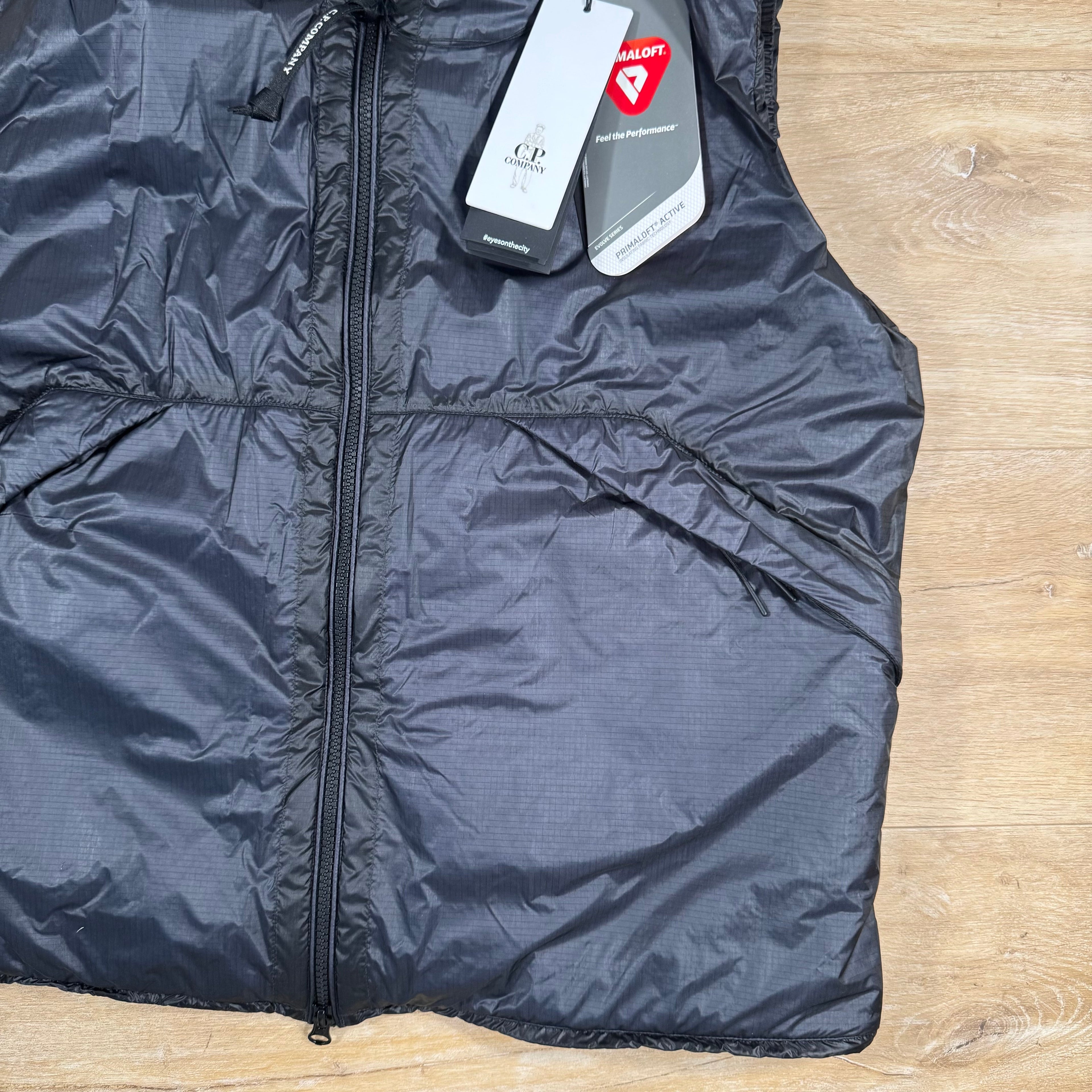 CP Company Nada Shell Primaloft Goggle Vest in Navy Ironleague