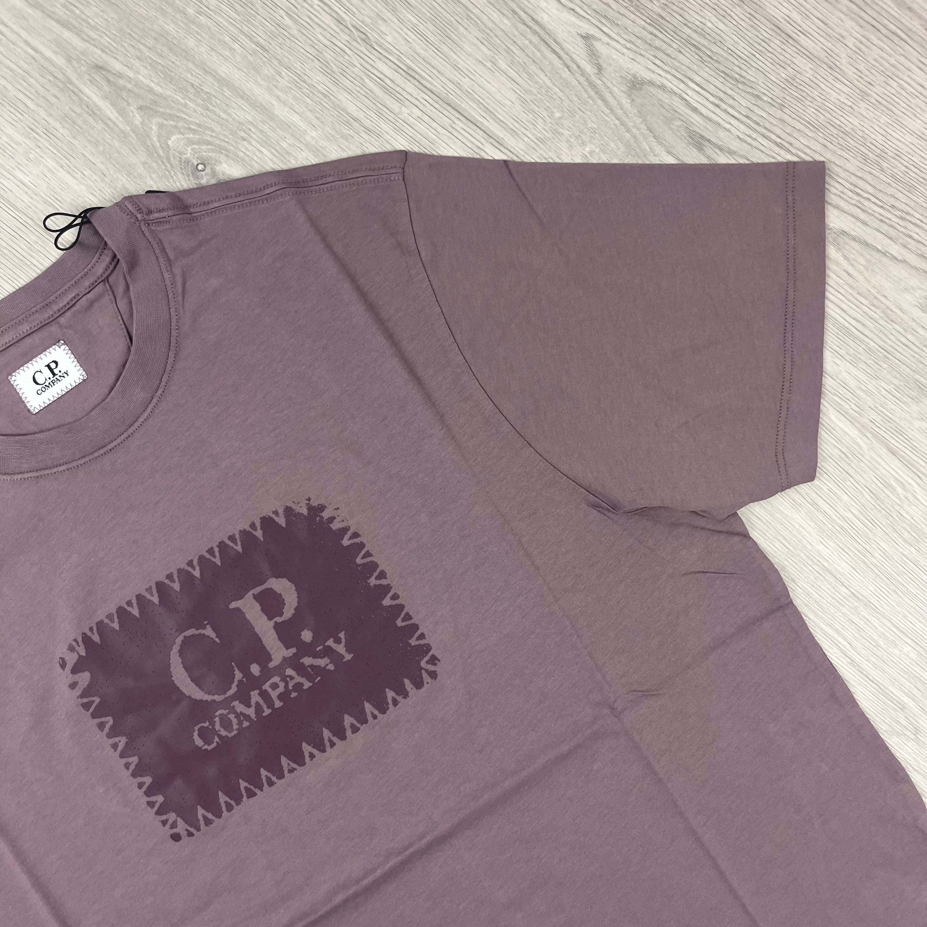 CP Company Stamp T-Shirt - Dove Ironleague