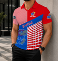 VIRAL EDITION - NEW CUSTOMIZED NCAA MAM01 KSJ KANSAS JAYHAWKS POLO SHIRT