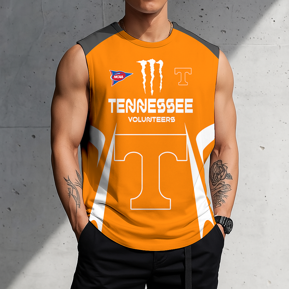 3D PRINT TEE NCAA FBS01 TNV TN VOLUNTEERS MEN'S GYM SHIRT