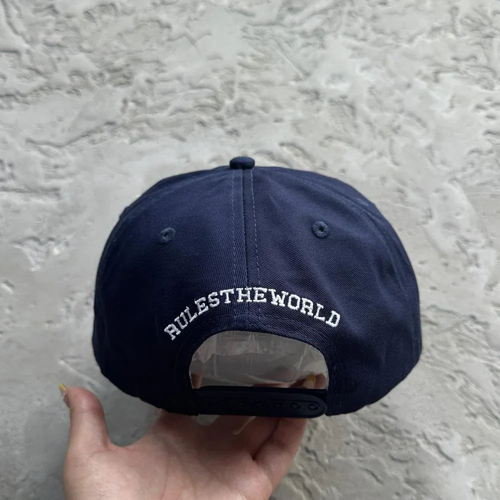 Corteiz Da Cola Snapback Hat - Navy Ironleague