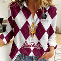 LIMITED DROP NCAA CWS02 ASS AS SUN DEVILS WOMEN CASUAL SHIRT FOR FAN