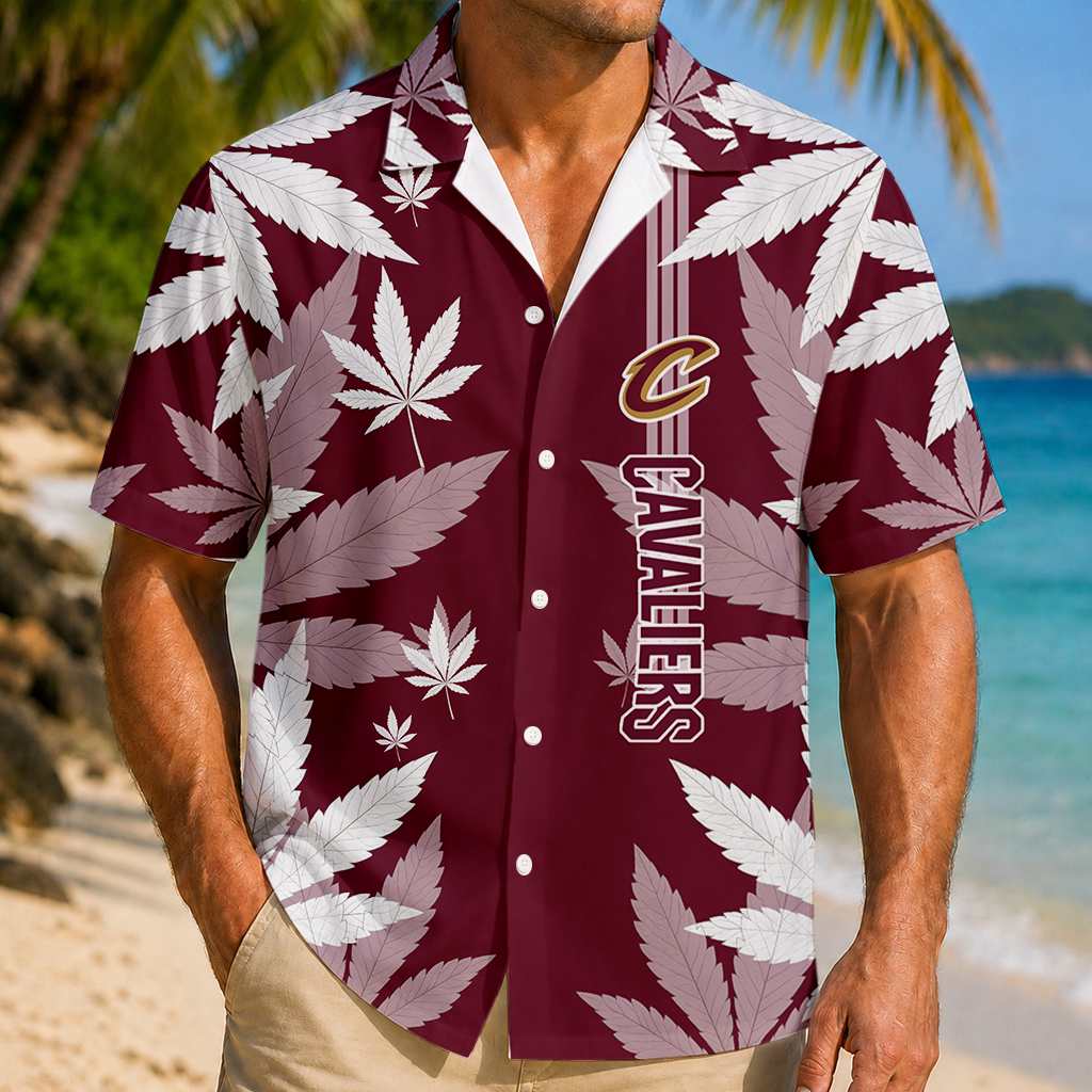 FINAL SALE - NEW CUSTOMIZED NBA02 CCA CLEVELAND CAVALIERS UNISEX HAWAIIAN SHIRT