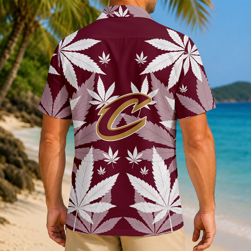 FINAL SALE - NEW CUSTOMIZED NBA02 CCA CLEVELAND CAVALIERS UNISEX HAWAIIAN SHIRT