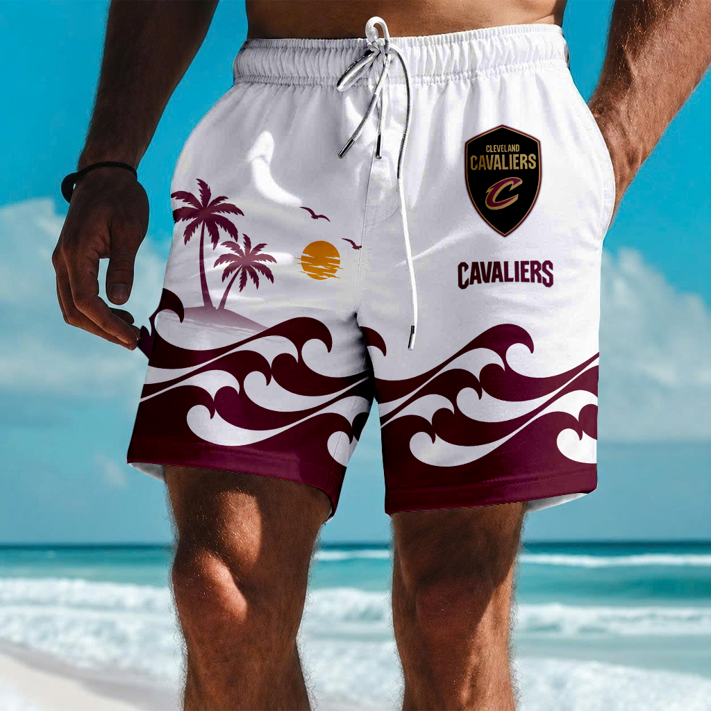 FINAL SALE - NEW CUSTOMIZED NBA02 CCA CLEVELAND CAVALIERS SHORT PANTS