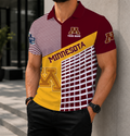 LIMITED EDITION - NEW CUSTOMIZED NCAA MFF02 MGG MINNESOTA GOLDEN GOPHERS POLO SHIRT