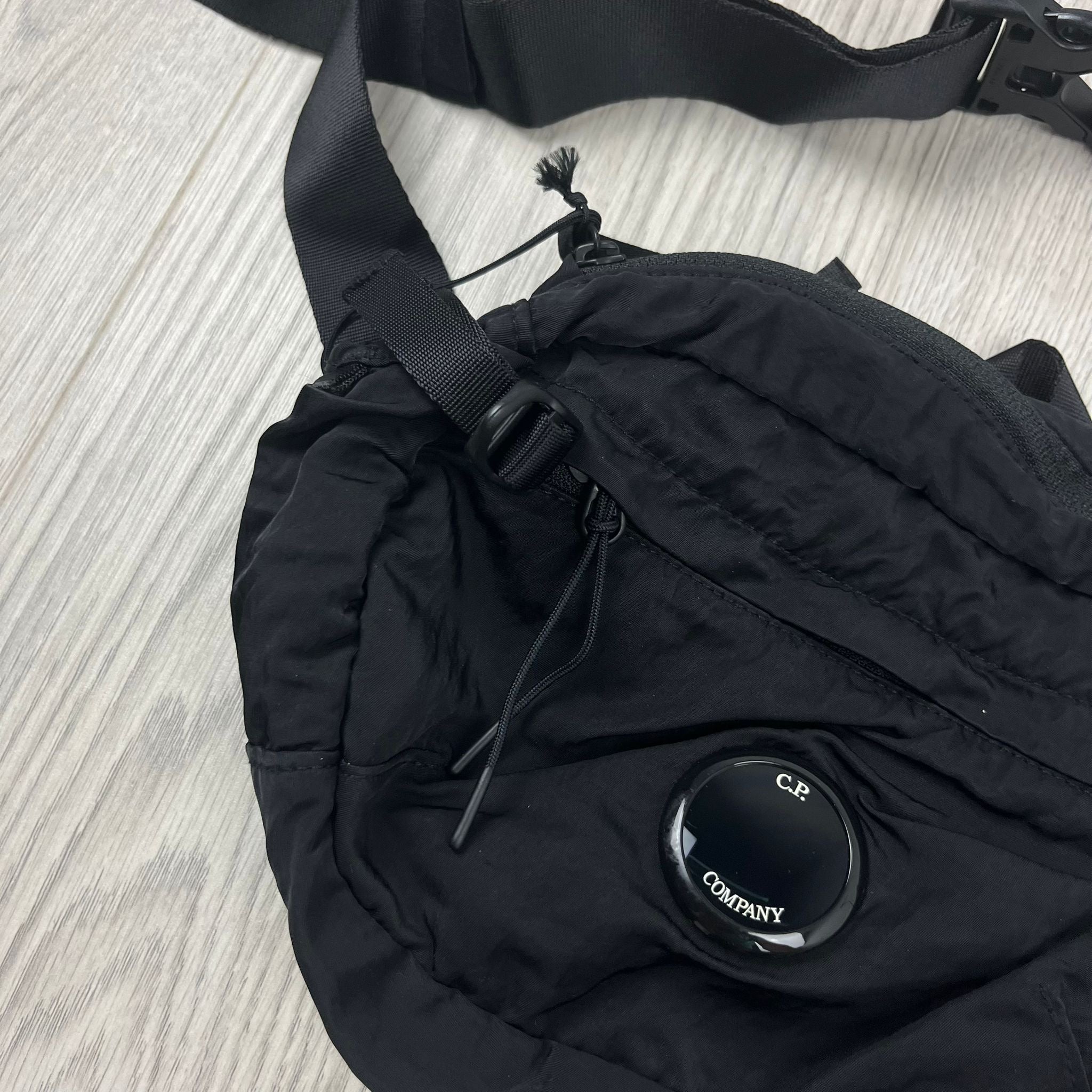 CP Company Zip Chrome Bag - Black Ironleague