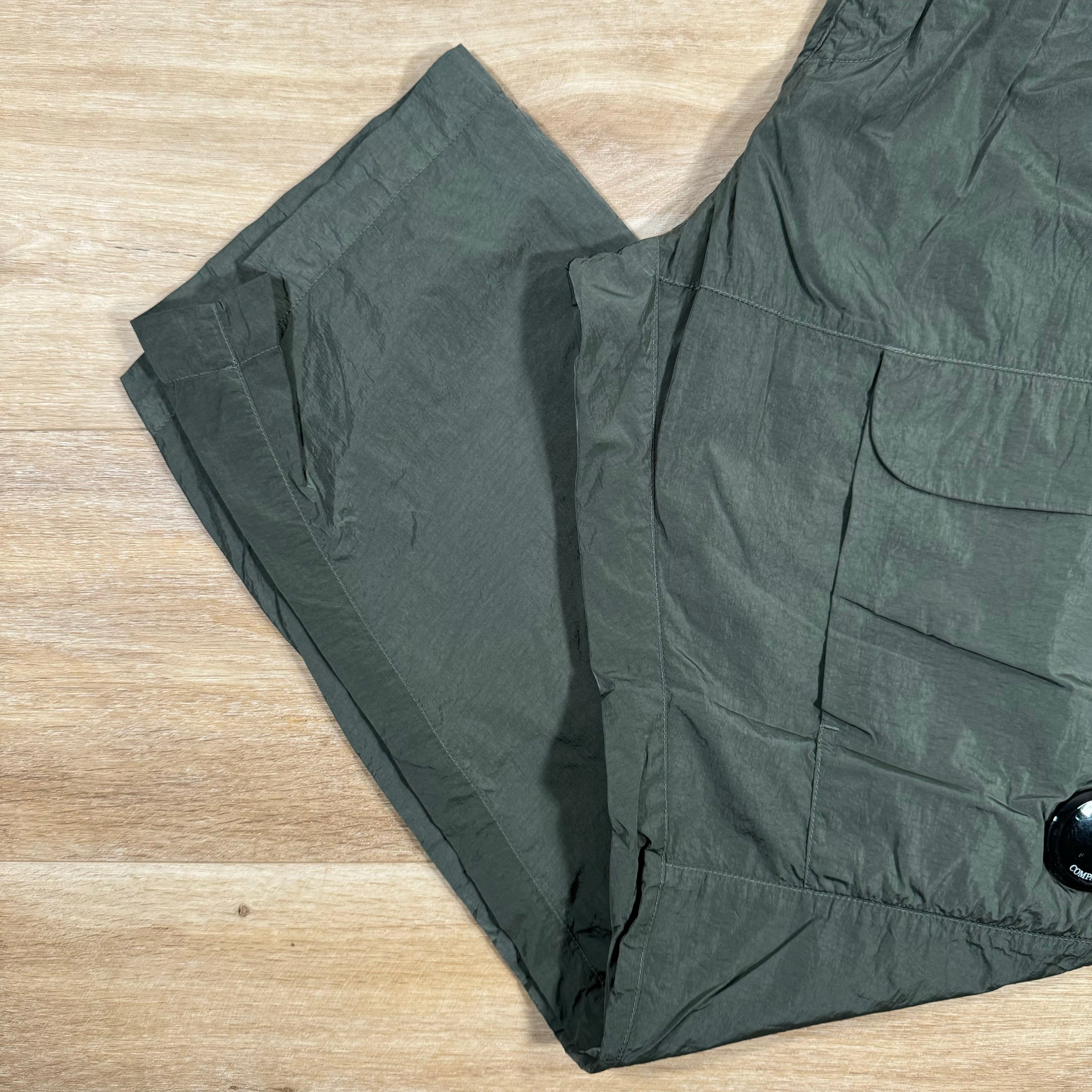 CP Company Chrome-R Loose Cargo Pants in Grape Leaf Ironleague