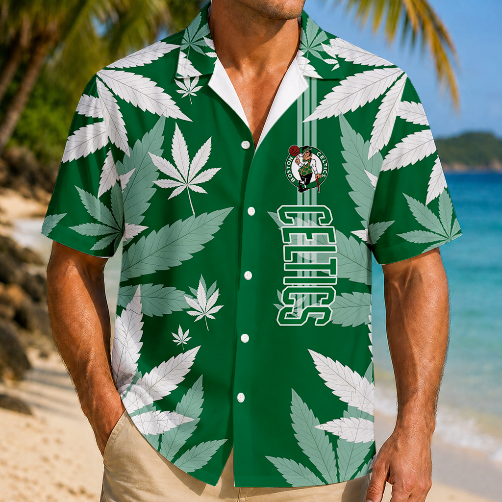 FINAL SALE - NEW CUSTOMIZED NBA03 BCE BOSTON CELTICS UNISEX HAWAIIAN SHIRT