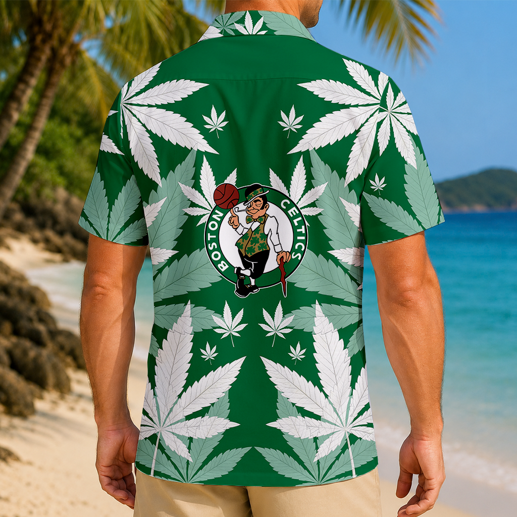 FINAL SALE - NEW CUSTOMIZED NBA03 BCE BOSTON CELTICS UNISEX HAWAIIAN SHIRT