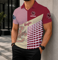 LIMITED EDITION - NEW CUSTOMIZED NCAA MFF03 BOE BOSTON COLLEGE EAGLES POLO SHIRT