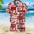 LIMITED EDITION - NEW CUSTOMIZED NCAA MAM03 IDH ID HOOSIERS V-NECK FEMALE SHIRT