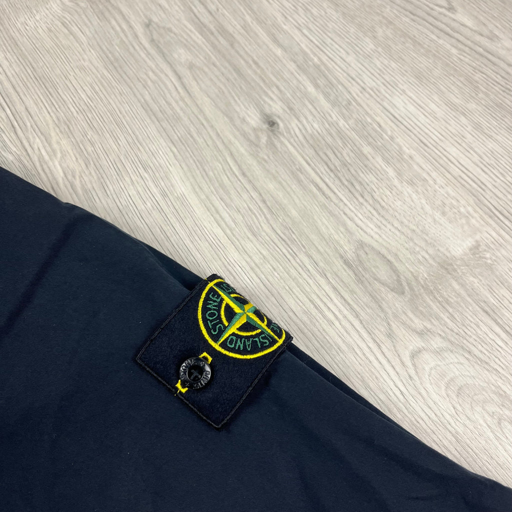 Stone Island Zip Overshirt - Navy Ironleague