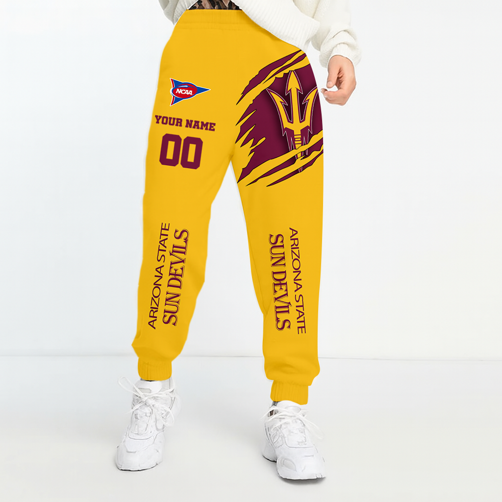 LIMITED DROP NCAA FBS04 ASS AS SUN DEVILS UNISEX LONG PANTS