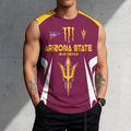 3D PRINT TEE NCAA FBS04 ASS AS SUN DEVILS MEN'S GYM SHIRT
