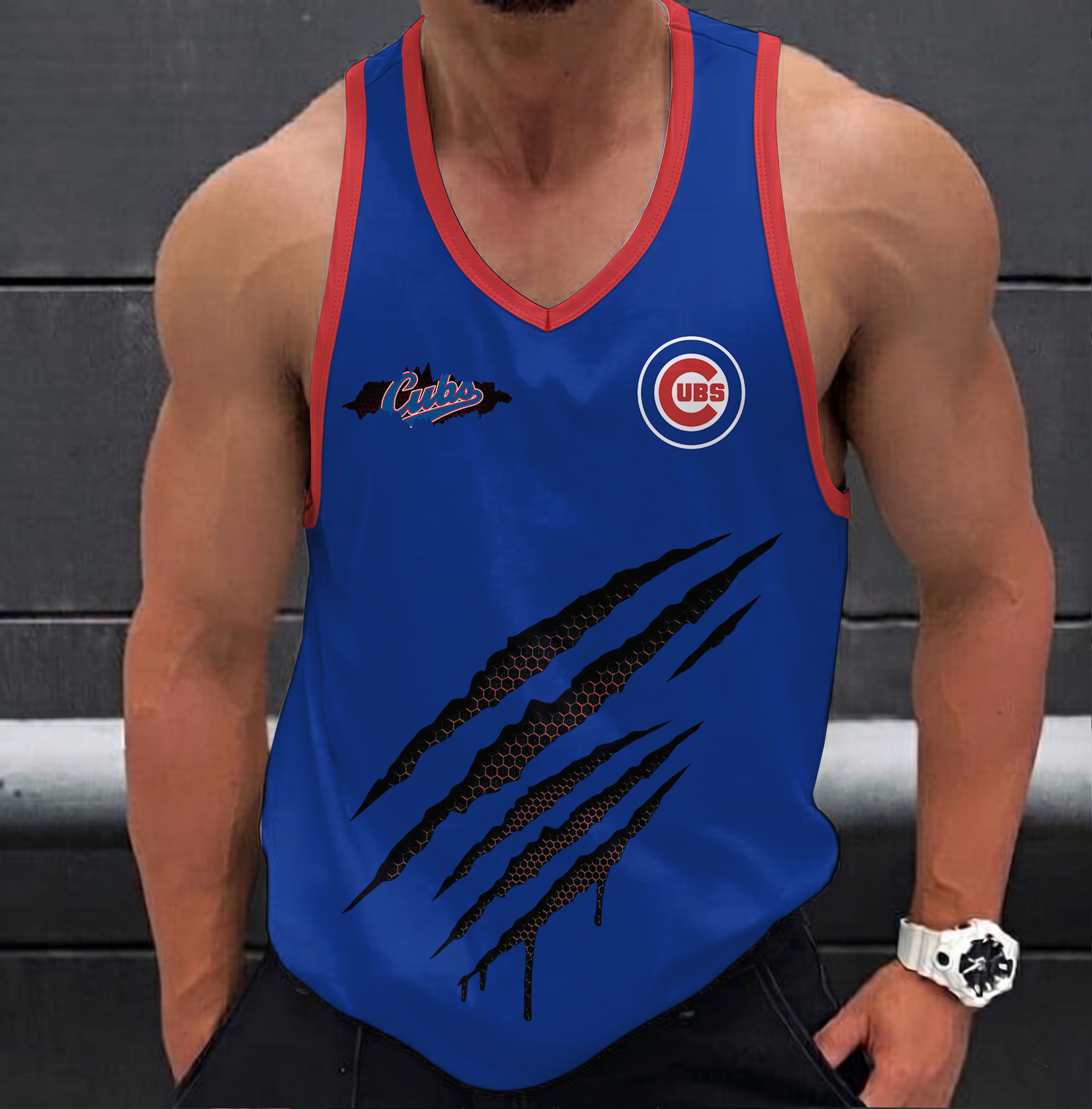 FINAL SALE - NEW CUSTOMIZED MLB04 CHICAGO CUBS UNISEX TANK TOP