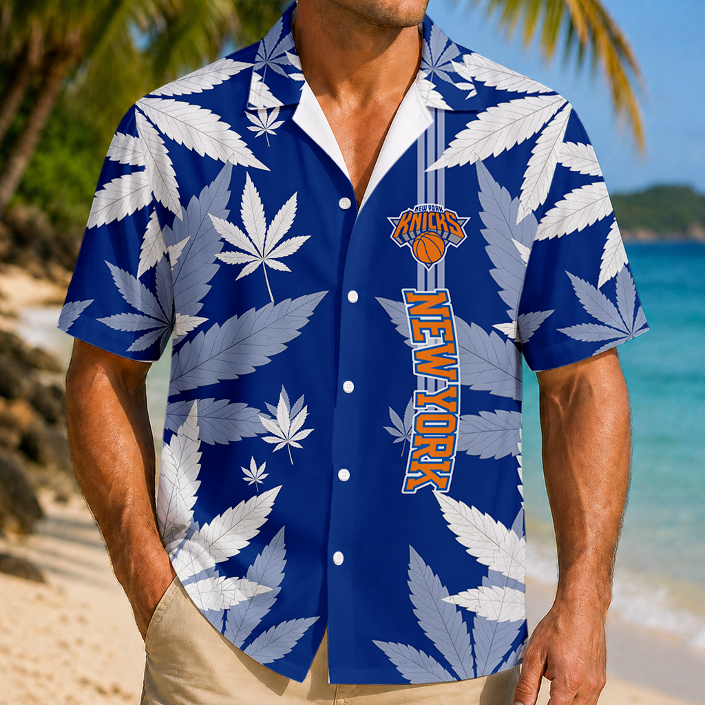 FINAL SALE - NEW CUSTOMIZED NBA04 NYK NEW YORK KNICKS UNISEX HAWAIIAN SHIRT