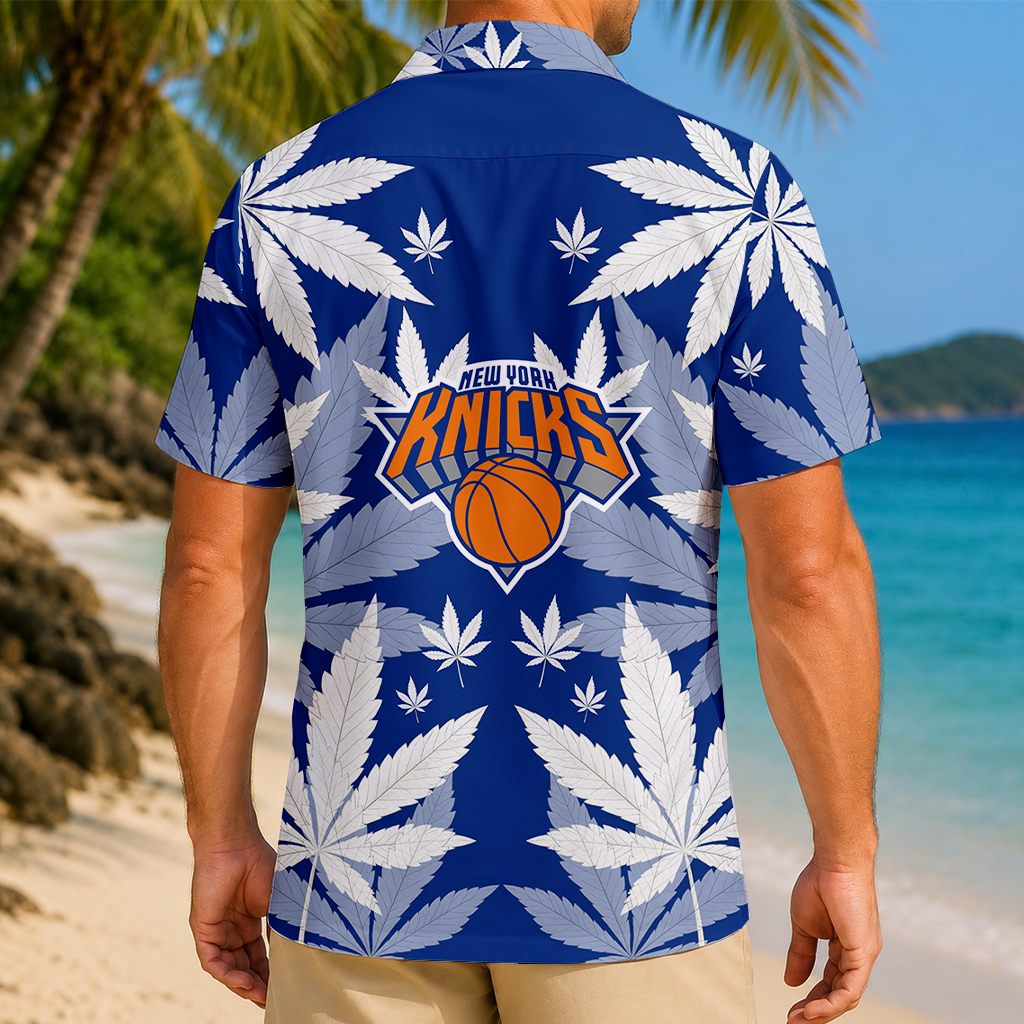 FINAL SALE - NEW CUSTOMIZED NBA04 NYK NEW YORK KNICKS UNISEX HAWAIIAN SHIRT