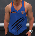 FINAL SALE - NEW CUSTOMIZED NBA04 NYK NEW YORK KNICKS UNISEX TANK TOP