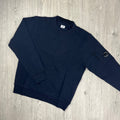 CP Company Raised Fleece Sweatshirt - Navy Ironleague