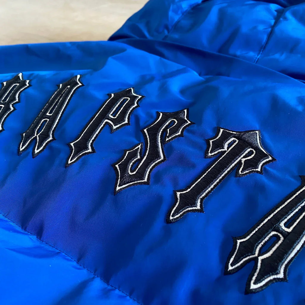 Trapstar Irongate Detachable Hooded Jacket - Blue Ironleague