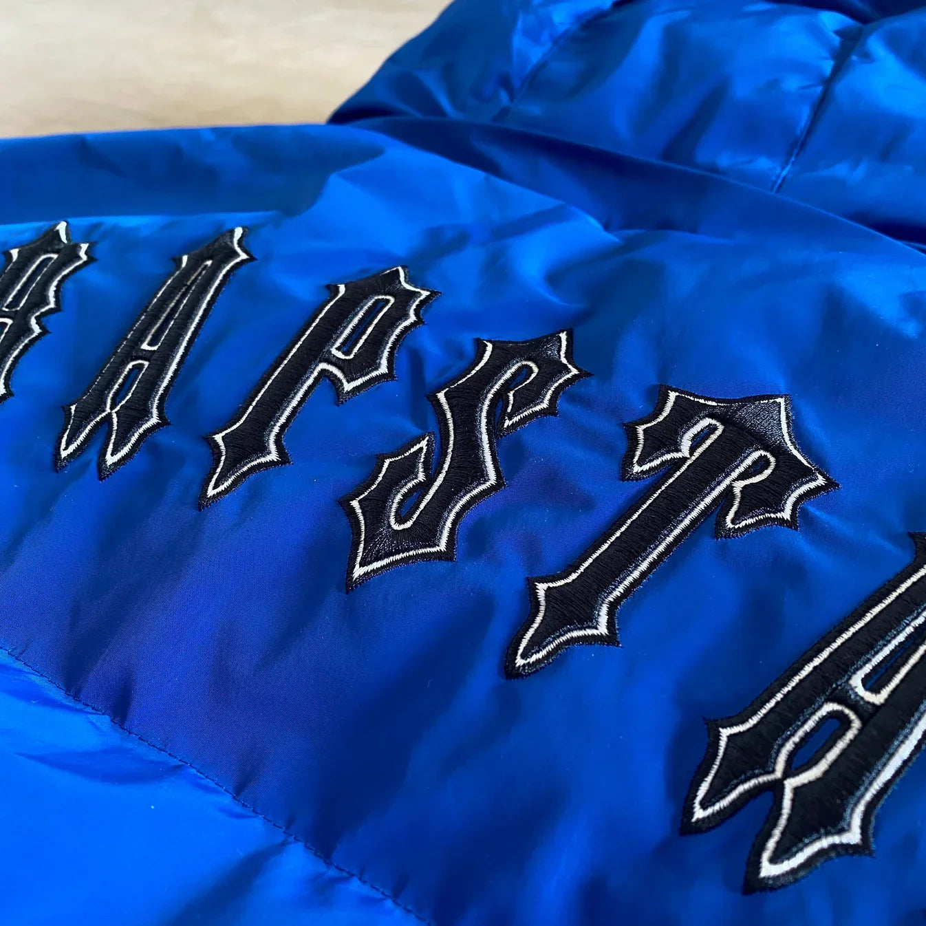 Trapstar Irongate Detachable Hooded Jacket - Blue Ironleague
