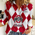 LIMITED DROP NCAA FBS05 OSB OS BUCKEYES WOMEN CASUAL SHIRT FOR FAN