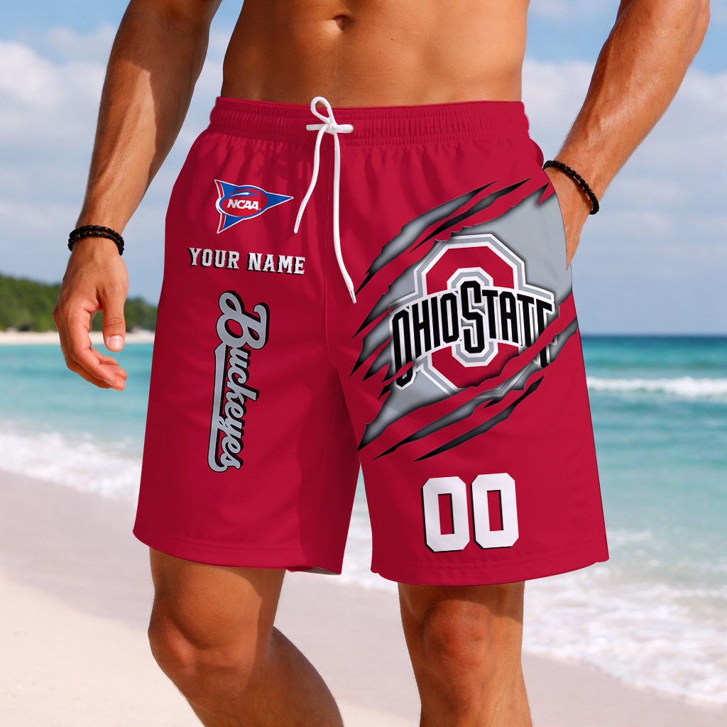 LIMITED DROP NCAA FBS05 OSB OS BUCKEYES SHORT PANTS