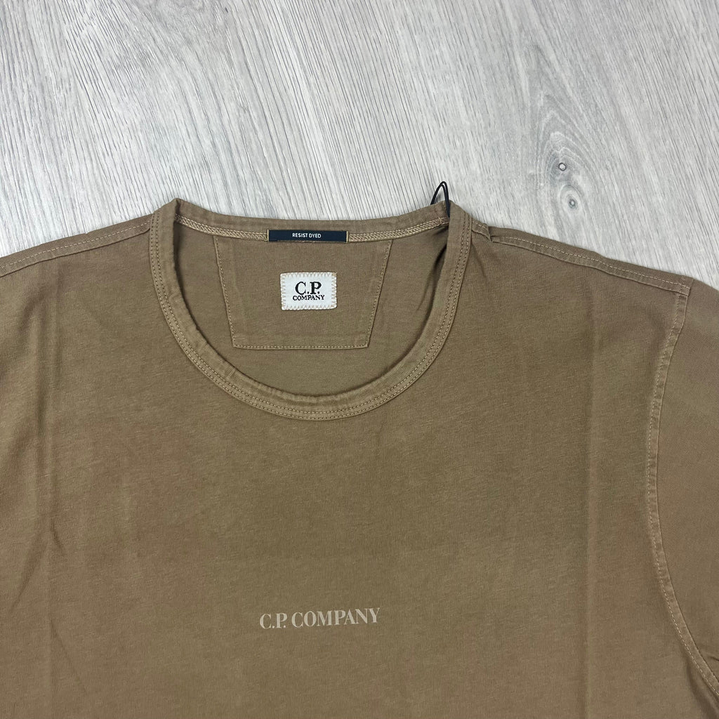 CP Company Printed T-Shirt - Brown Ironleague
