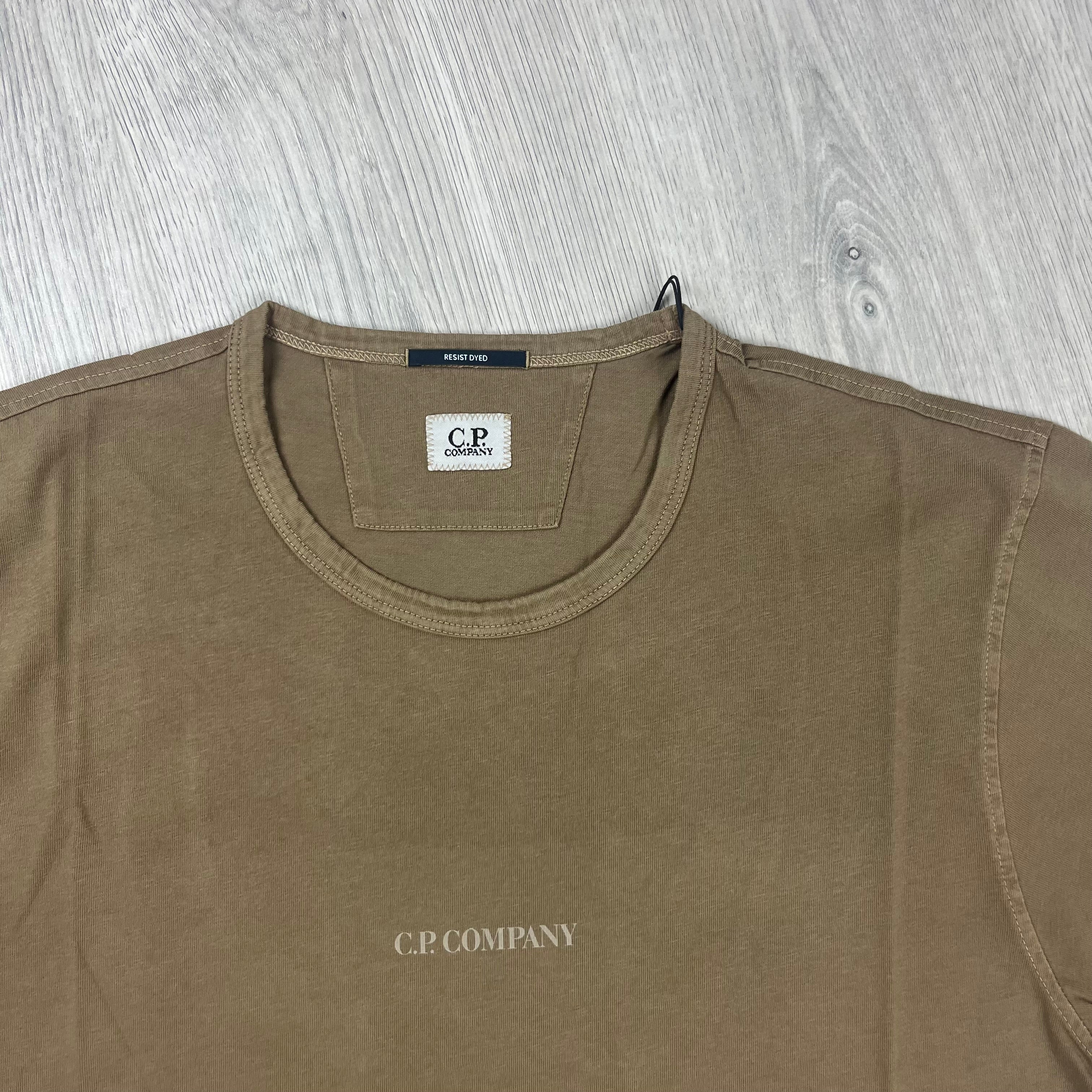 CP Company Printed T-Shirt - Brown Ironleague