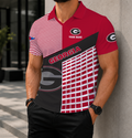 VIRAL EDITION - NEW CUSTOMIZED NCAA FBS06 GEB GEORGIA BULLDOGS POLO SHIRT