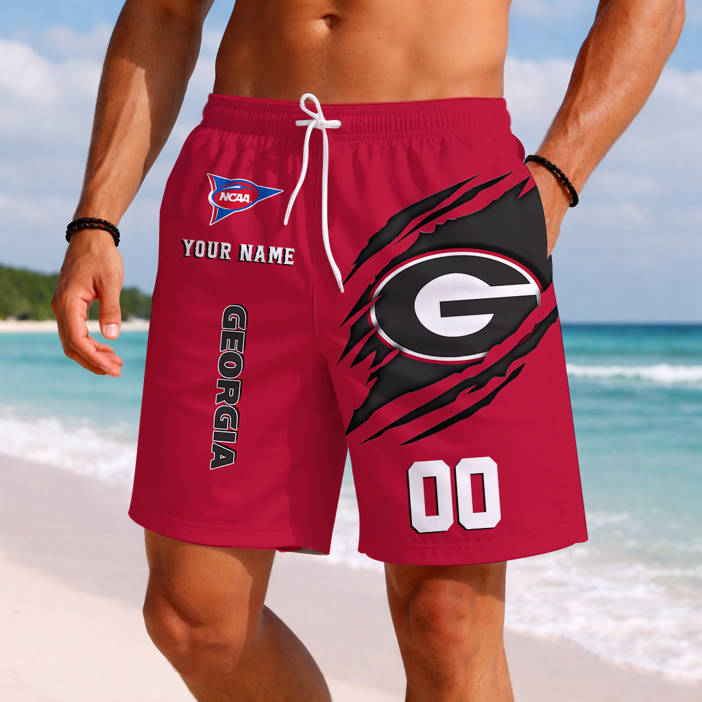 LIMITED DROP NCAA FBS06 GEB GE BULLGOGS SHORT PANTS