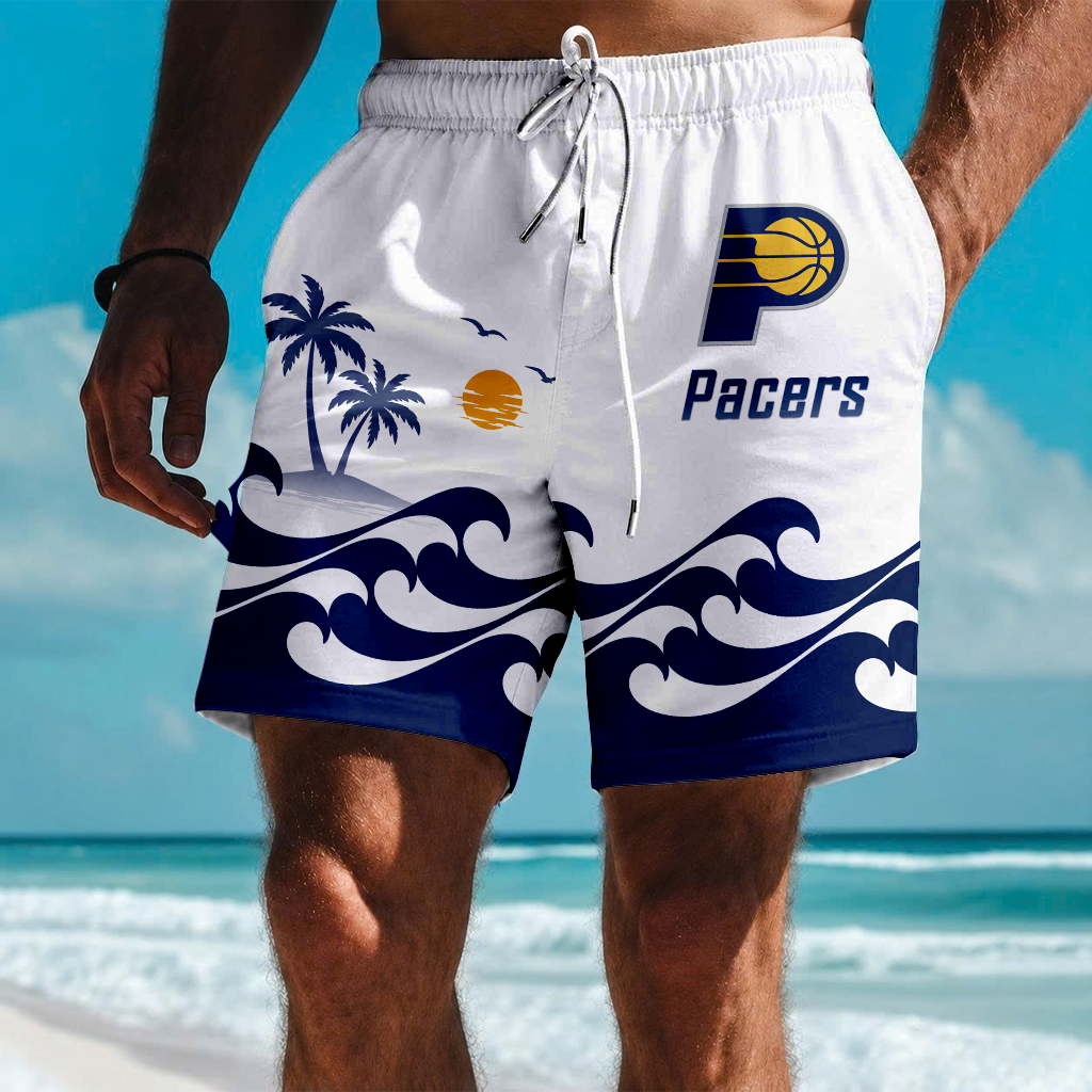 FINAL SALE - NEW CUSTOMIZED NBA06 IPA INDIANA PACERS SHORT PANTS