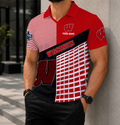 LIMITED EDITION - NEW CUSTOMIZED NCAA MFF06 WSB WISCONSIN BADGERS POLO SHIRT