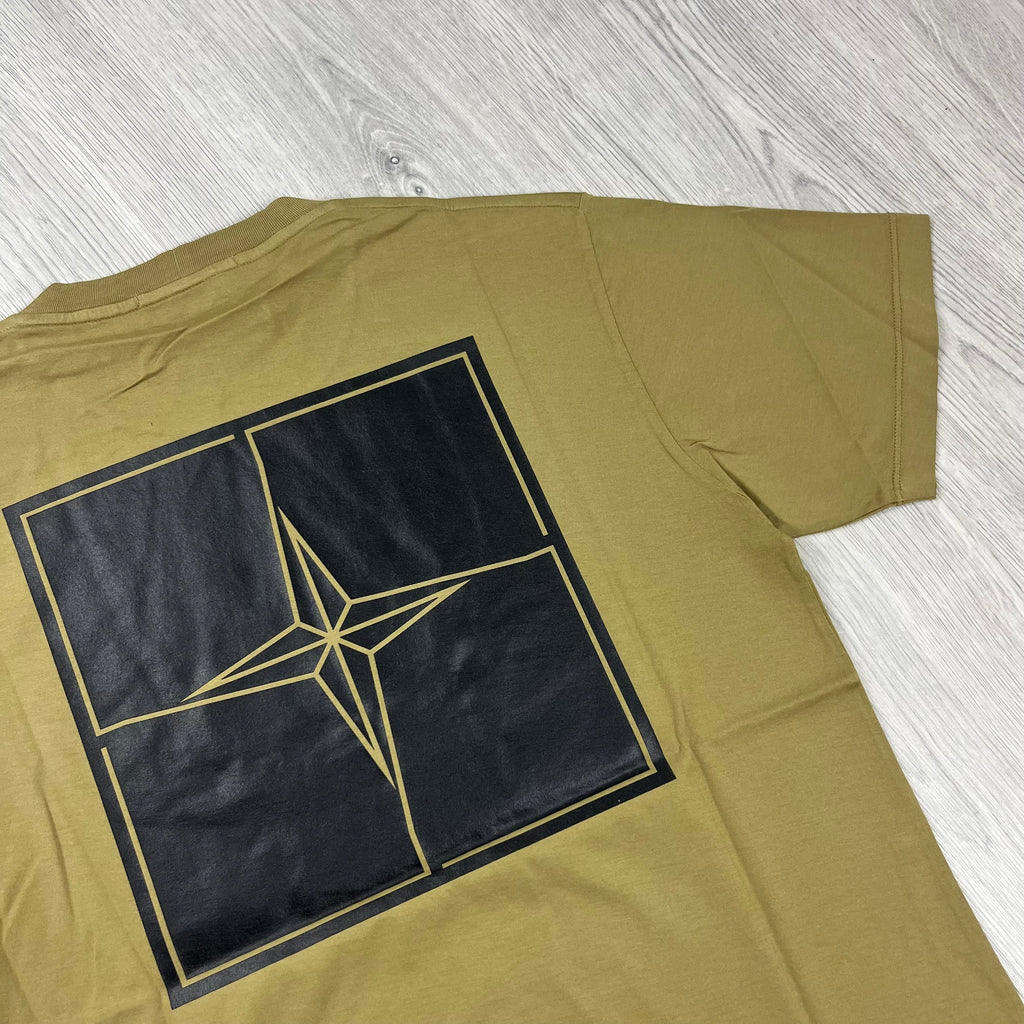 Stone Island Printed T-Shirt - Beige Ironleague