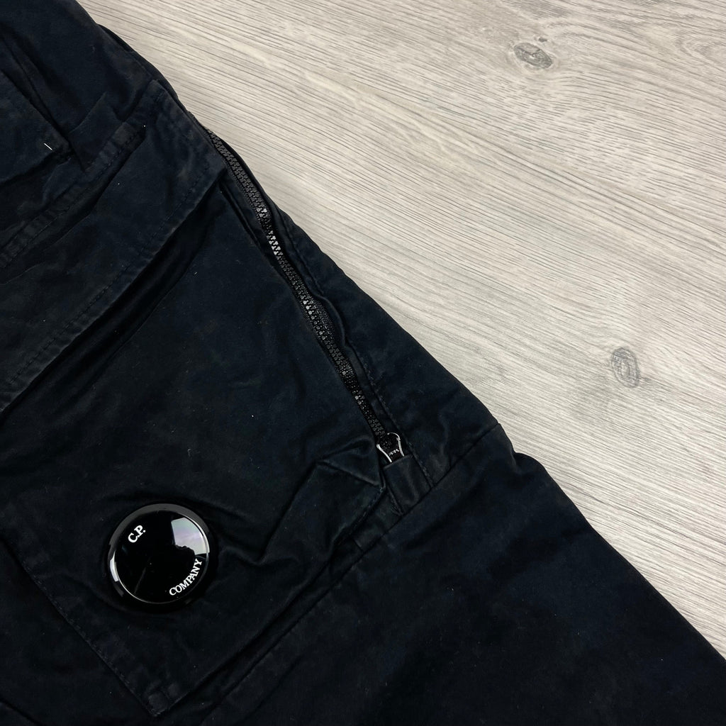CP Company Cargo Trousers - Black Ironleague