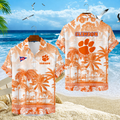 LIMITED EDITION - NEW CUSTOMIZED FBS07 CST CLEMSON TIGERS UNISEX HAWAIIAN SHIRT