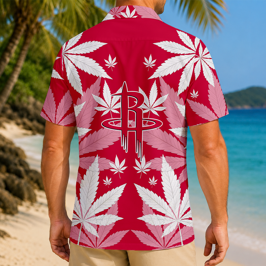 FINAL SALE - NEW CUSTOMIZED NBA07 HRO HOUSTON ROCKETS UNISEX HAWAIIAN SHIRT