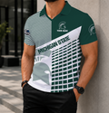 VIRAL EDITION - NEW CUSTOMIZED NCAA MAM07 MSS MICHIGAN STATE SPARTANS POLO SHIRT
