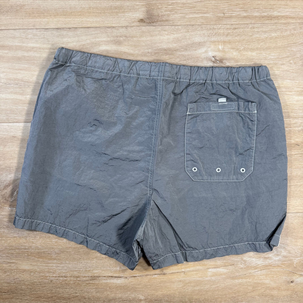 Stone Island Nylon Metal Button Swim Shorts in Pearl Grey Ironleague