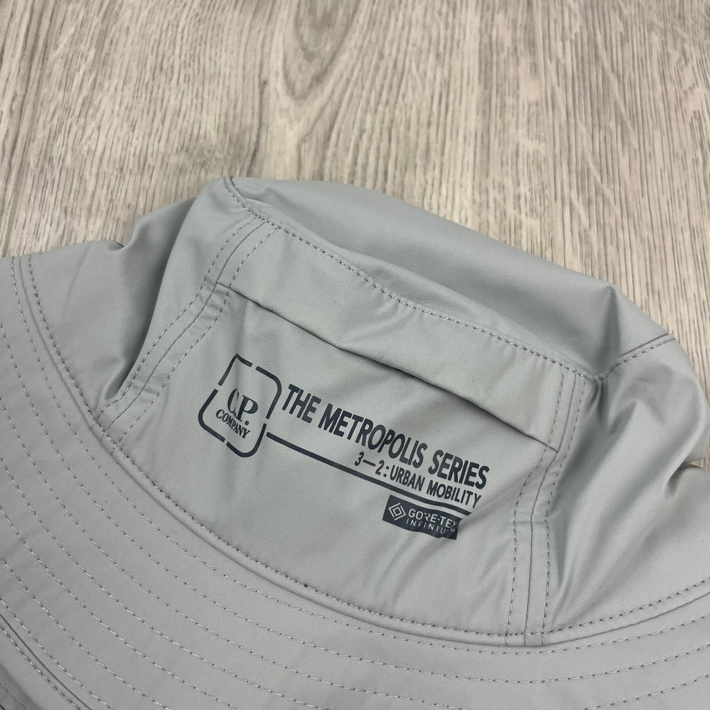 CP Company Metropolis Bucket Hat - Mist Ironleague