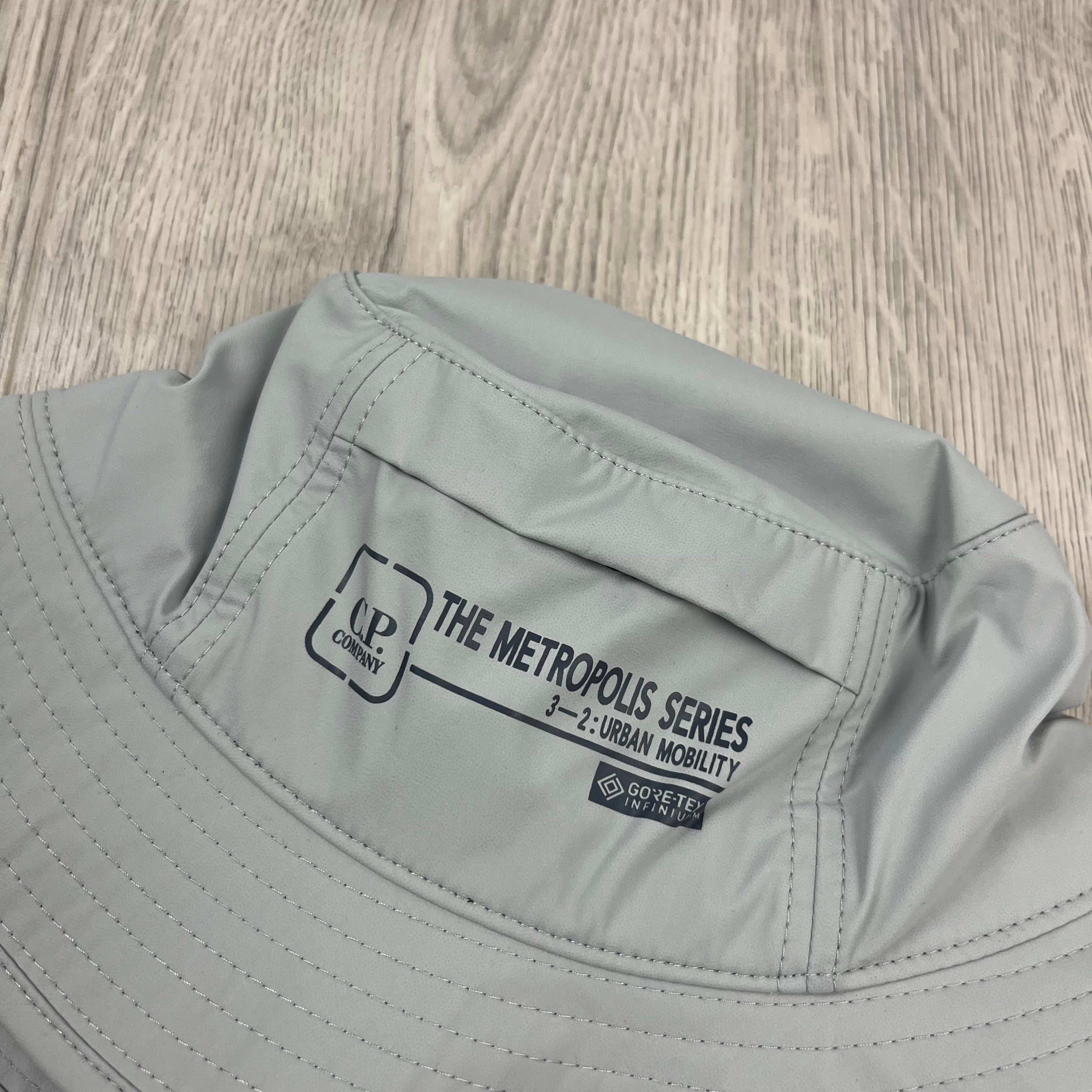 CP Company Metropolis Bucket Hat - Mist Ironleague