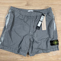 Stone Island Nylon Metal Bermuda Shorts in Pearl Grey Ironleague