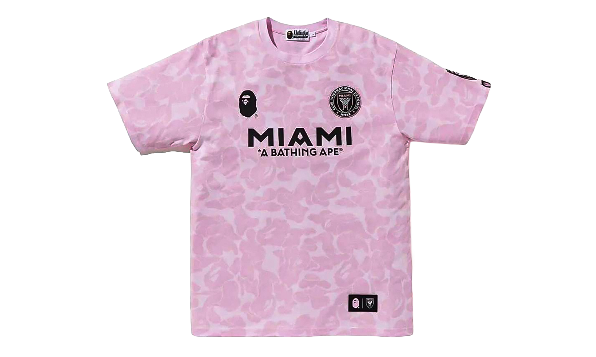 BAPE BAPE x Inter Miami CF Camo Tee Pink 1J72 109 902 PINK