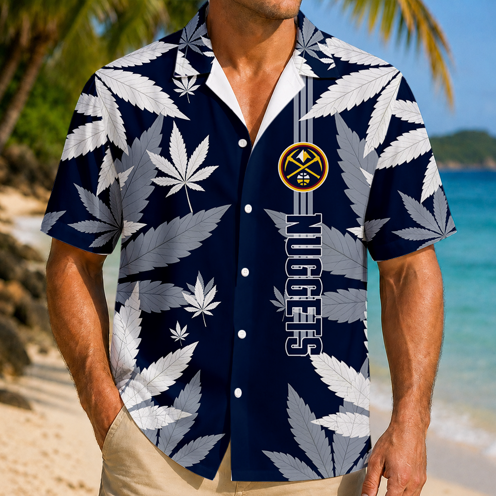 FINAL SALE - NEW CUSTOMIZED NBA08 DNU DENVER NUGGETS UNISEX HAWAIIAN SHIRT