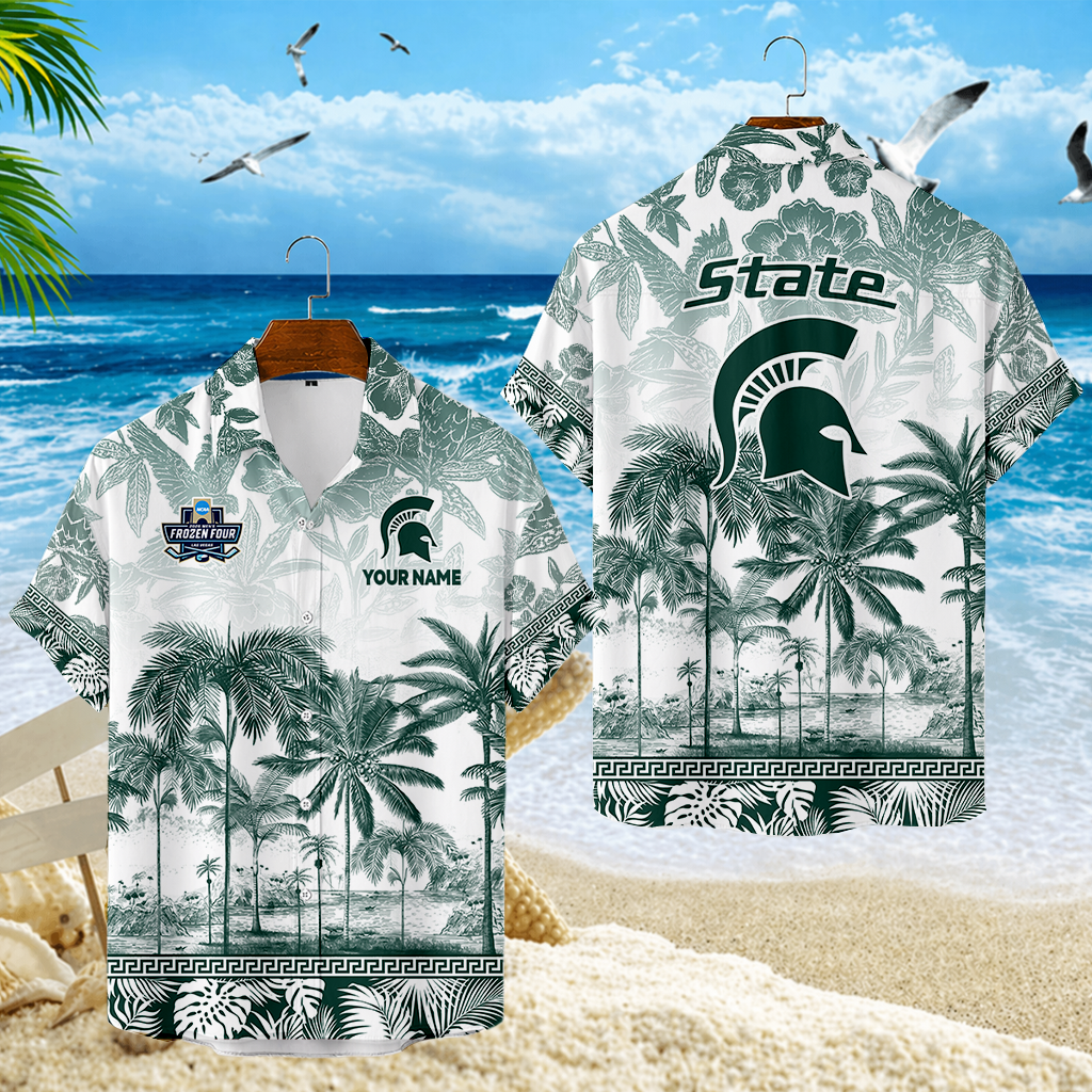 LIMITED EDITION - NEW CUSTOMIZED MFF08 MSS MICHIGAN STATE SPARTANS UNISEX HAWAIIAN SHIRT