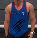 FINAL SALE - NEW CUSTOMIZED MLB08 TEXAS RANGERS UNISEX TANK TOP