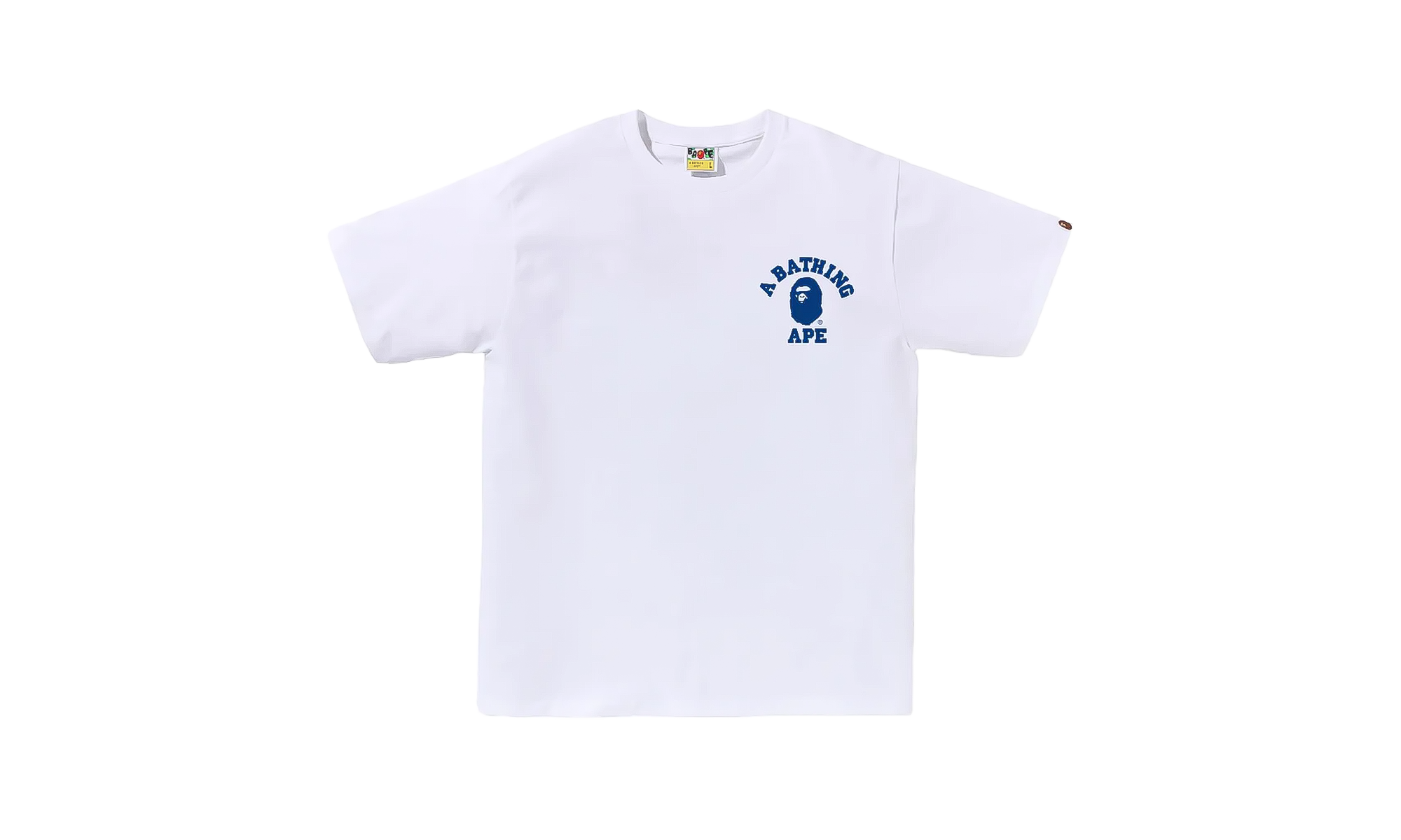 BAPE Color Camo College 'ATS' Tee White 241546M213167
