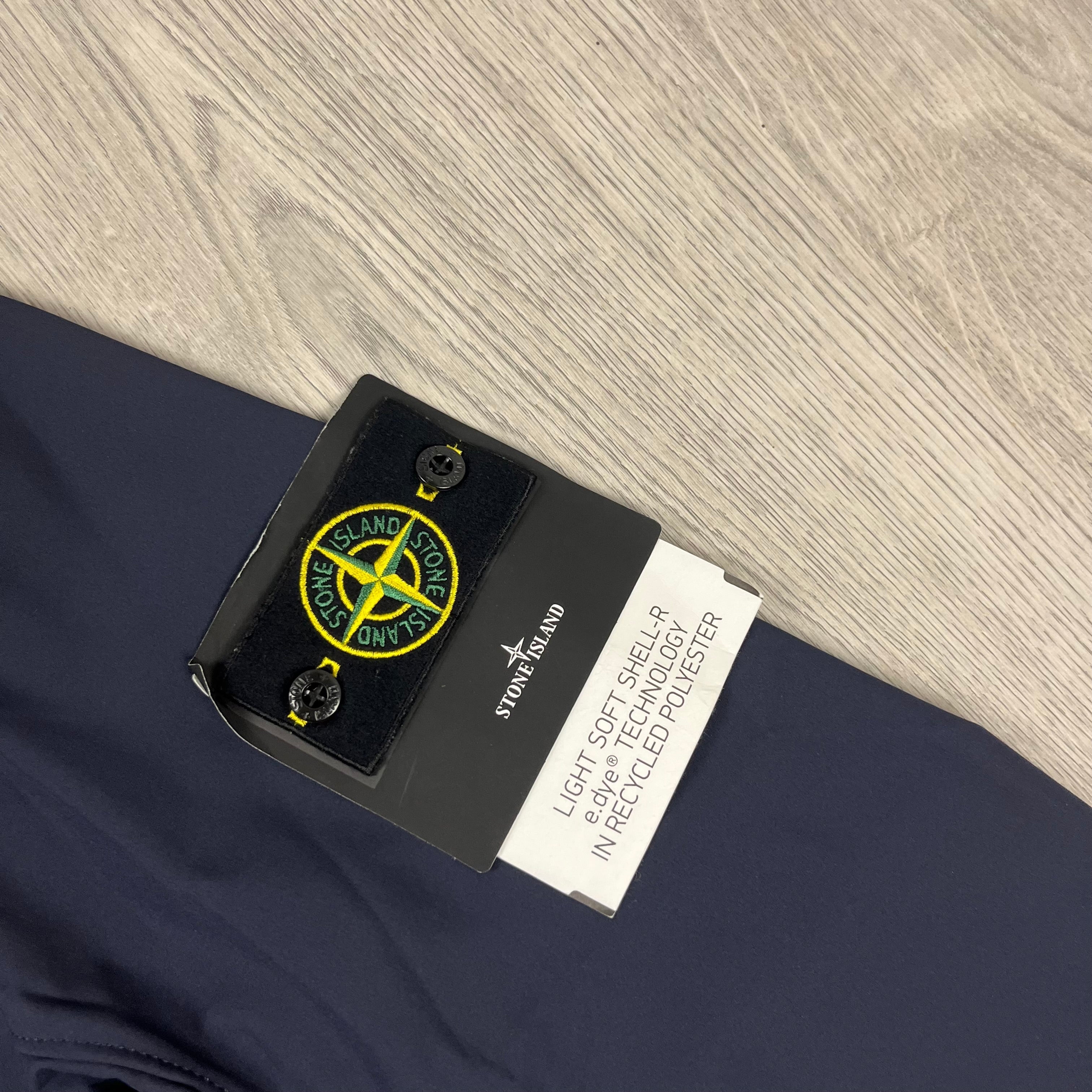 Stone Island Shell Jacket - Navy Ironleague